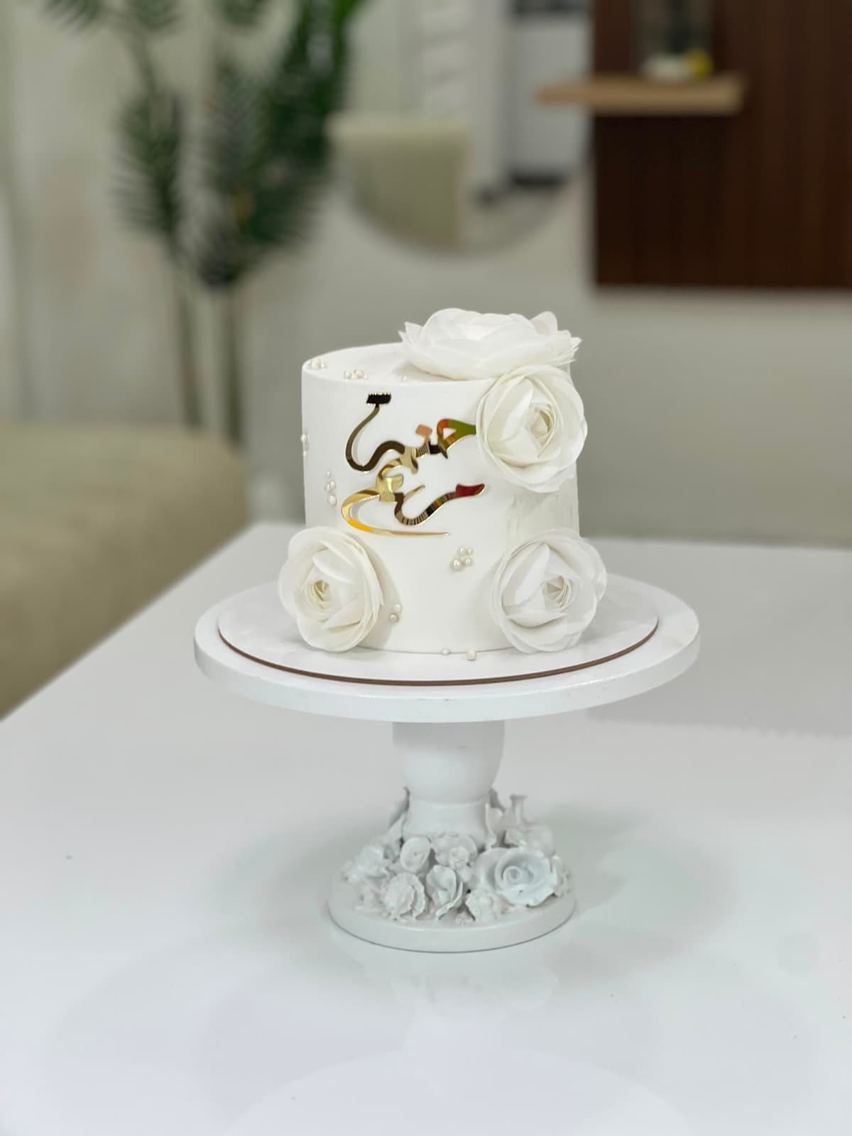 Elegant Calligraphy & Roses
