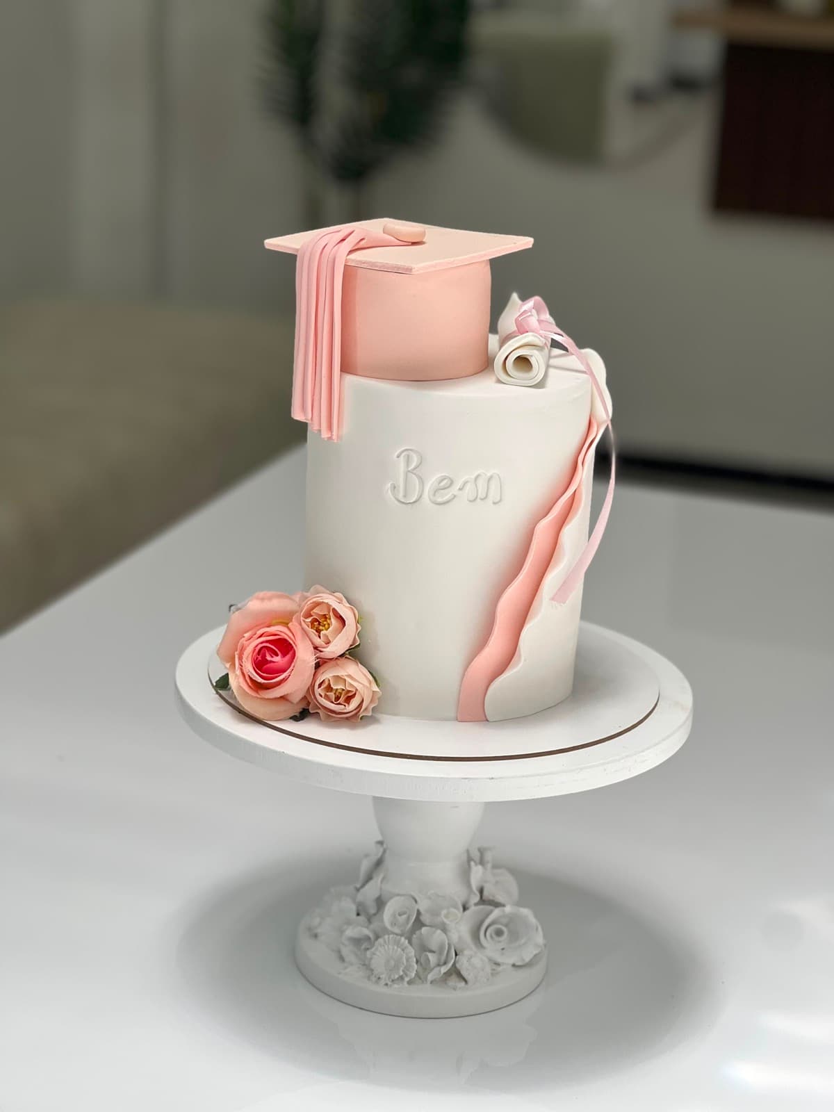 Graduation in Blush